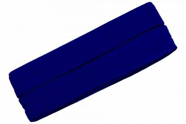Oaki Doki Jersey Schrägband gefalzt 3m Coupon Royalblau